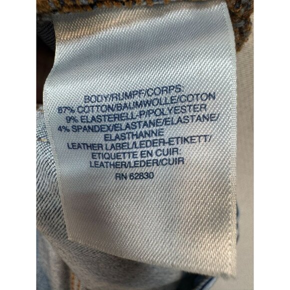 Lands End Womens Mid Rise Curvy Bootcut Jeans Size 2 Strethy - Picture 5 of 13